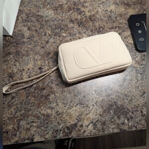 Valentino Canvas Wristlet